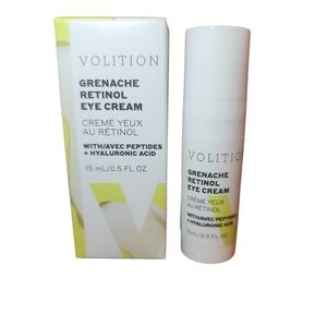 Volition Grenache Retinol Eye Cream. Full Size. New